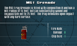 SFLS M61 Grenade Screen