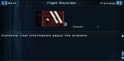 SFTOS Flight Recorder Screen