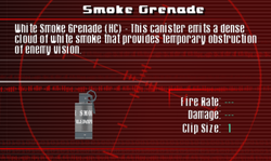 SFCO Smoke Grenade Screen