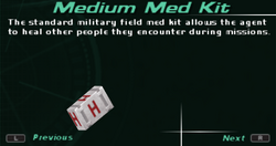 SFDM Medium Med Kit Screen