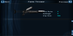 SFTOS Flame Thrower Screen