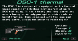 SFDM DSC-1 Thermal Screen