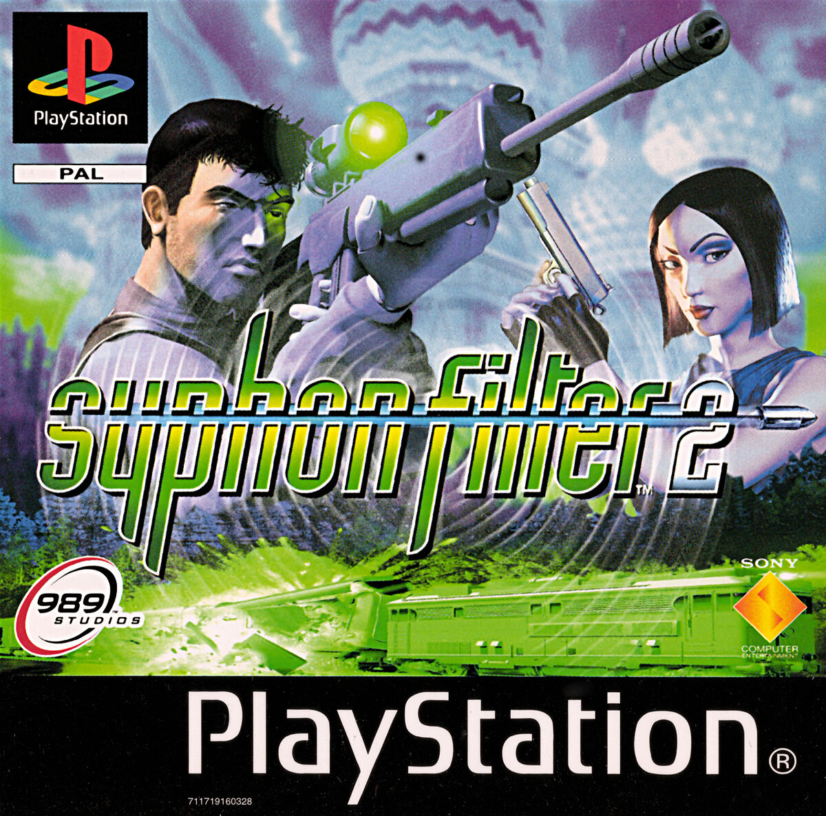 Syphon Filter 2 (PS1) chip (for PS1, PS2 with chip installed)