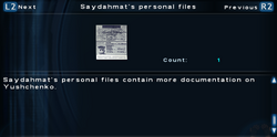 SFTOS Saydahmat's personal files Screen