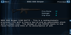 SFTOS SSG 550 Sniper Screen