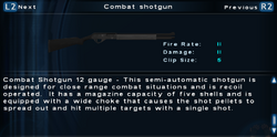 SFTOS Combat shotgun Screen