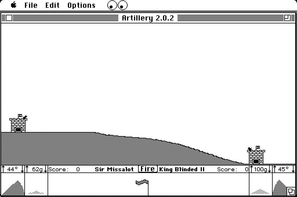 Spinning artillery mac os x