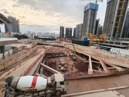 深大城际铁路大运站工地（摄于2024年10月）