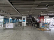 3号线站厅往岛式站台的扶梯已临时停用（摄于2024年10月）