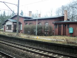 Stacja Szczecin Łękno budynek stacji
