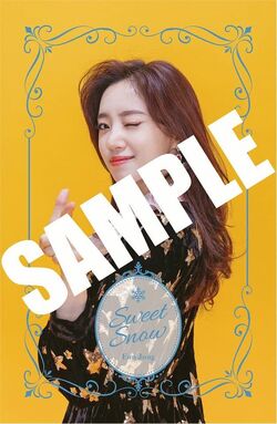 T-ARA ウンジョン Sweet Snow MUSIC CARD - メルカリ