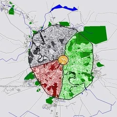 Тайный Город. Зоны влияния.