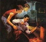 ,  und  finden das (unvollständige) Buch des Bischofs auf der Bonnie Betsy.