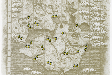 Shadow of the Colossus lizard location map - find all the lizards and max  out you stamina