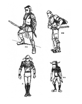 Four ranks of Castle Soldier.