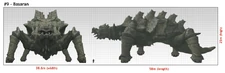 Size chart of the 9th colossus (Credits: Nomad Colossus).