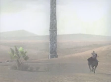 Another early screenshot of the area around the top of the canyon.