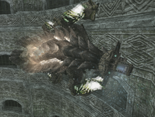 E3 Demo version of the 8th colossus charging its breath attack.