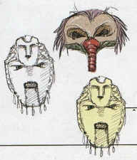 Sketches of Mask D and E.