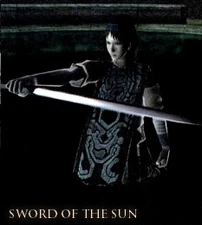Wander receiving the Sword of the Sun.