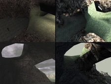 CavesB4I2Comparison.png (8.17 MB) Comparison between the Lair to the West entrance to Gravewind with the I2 cave entrance near the Beta Dam. Originally noticed by SpaceOmega5000.