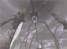 Underside of Spider. Note the blue ball of energy at the center of its spikes.