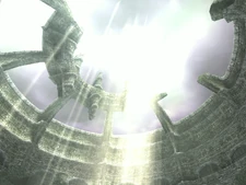 The top part of the coliseum.