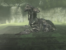 The 4th colossus sleeping.