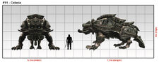 Size chart of the 11th colossus (Credits: Nomad Colossus).