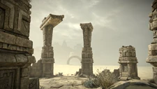 The broken temple in the remake (2017 image).