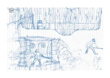 Development sketch of the 12th colossus and its arena taken from the Ico & SotC PS3 limited edition artbook. Year of creation: 2003~2004.