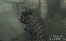 The 14th colossus seen from behind.