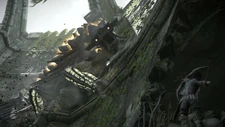 Wander facing off agaisnt the 8th colossus in the remake.