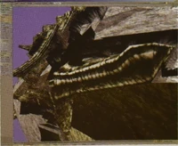 As the game's system is designed to grab a Colossus by its edges as well as its fur, the textures have been created to highlight the edges.