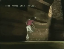 The bottom of the entrance area in the PS1 version.