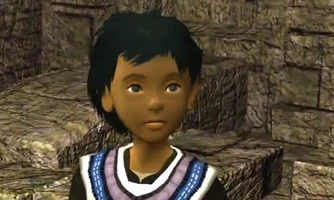 A different version of the Boy from the leaked trailer; note his different outfit.