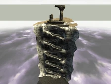 Early version of the entrance to the arena found in the Athretic Test Stage.