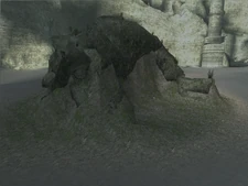 The 2nd colossus' corpse.