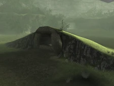 The entrance to the basement in the E3 Demo version.