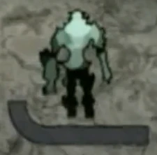 The HUD icon of the 3rd colossus after it has been killed.