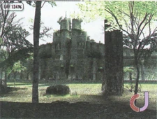 Early screenshot of the area behind the temple.