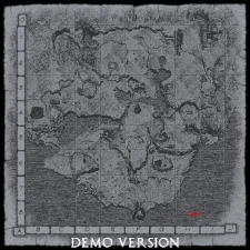 A map from the early versions of the game compared to the final version.