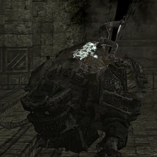 Wander stabbing the colossus' only sigil.