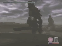 The colossus' shake animation in the E3 Demo.