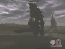 The colossus' shake animation in the E3 Demo.