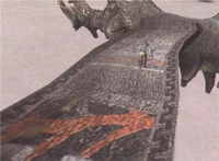 Screenshot of Snake B taken from the artbook.