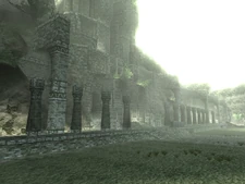 Other side of the entrance temple.