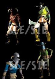 LightWave3D models of the Castle Soldiers.