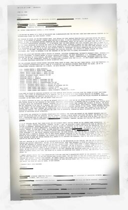 The memo from the hidden directory at Stop Polarneft reveals  was not the first to discover the mysterious arctic remains, or the first to be  for his trouble.