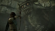 Remake version of the 2nd colossus in-game.